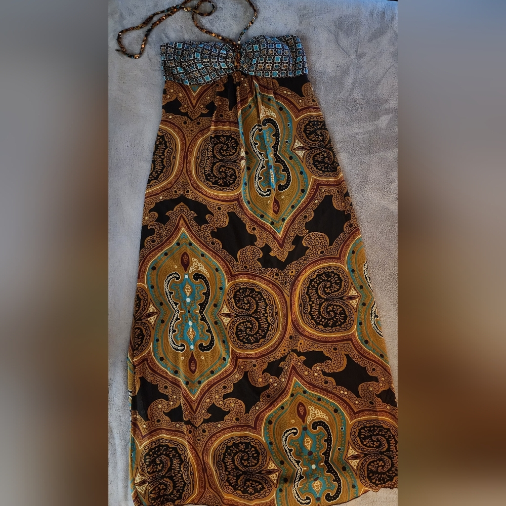 NWOT Ruby Rox Halter Maxi Dress